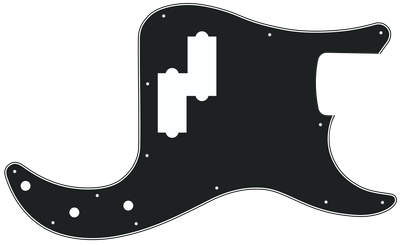 Fender® Precision Bass® (P-Bass) 4 string Style Pickguard