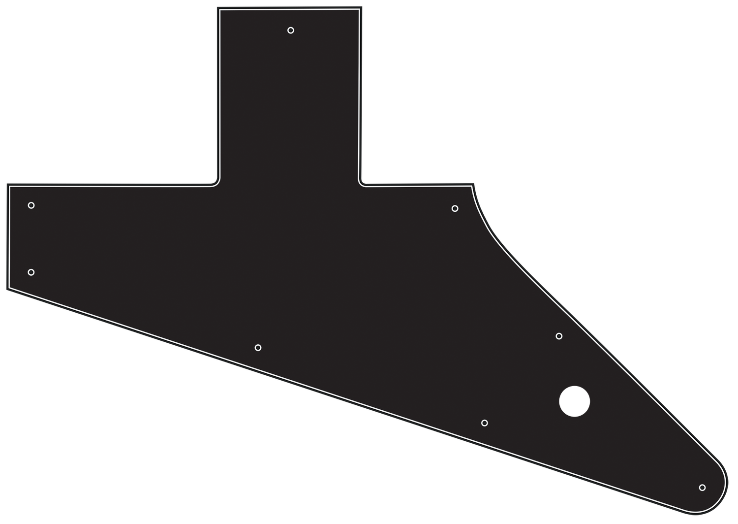 Gibson® Explorer® 1958 Korina reissue (2021) Style Pickguard
