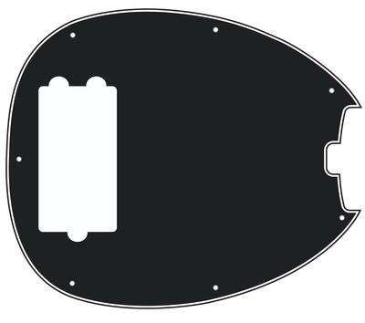 Musicman® Ernie Ball® OLP 4 string Bass Style Pickguard