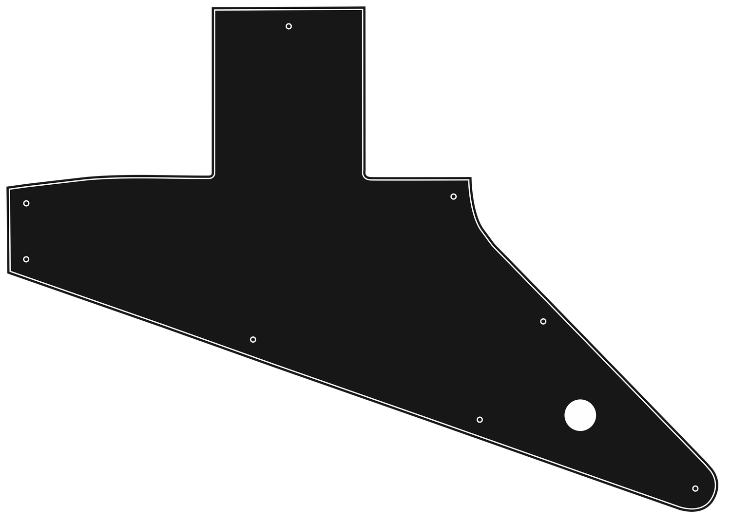 Gibson® Explorer® Golden Axe 2013 Bill Kelliher Signature Style Pickguard