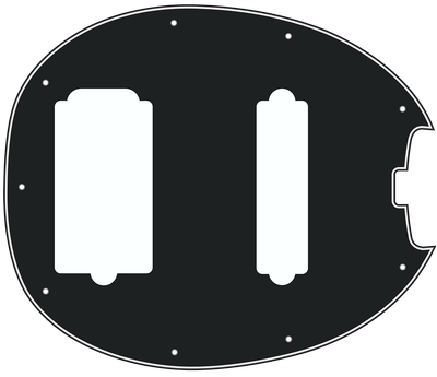 Musicman® Ernie Ball® Stingray HS4 4 string Bass Style Pickguard