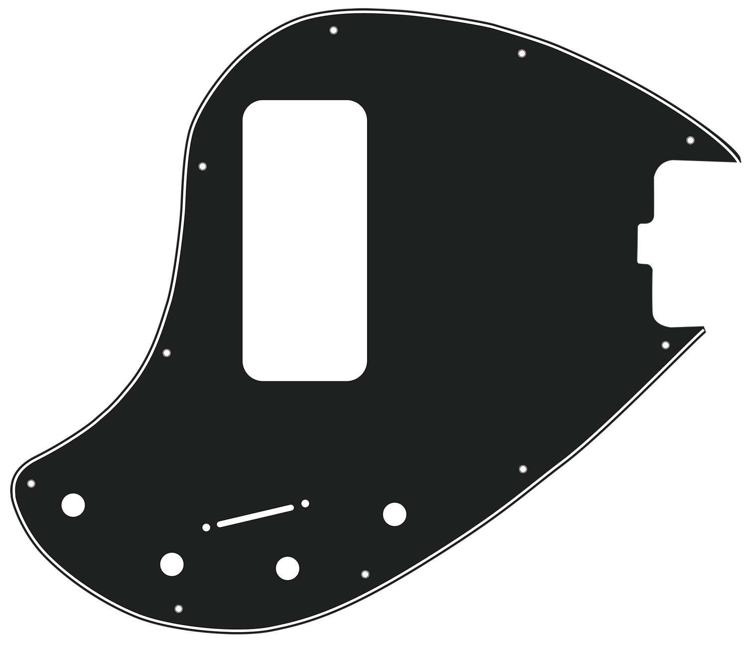 Musicman® Stingray 5 string Bass Style Pickguard Musicman® Stingray 5 string Bass Style Pickguard