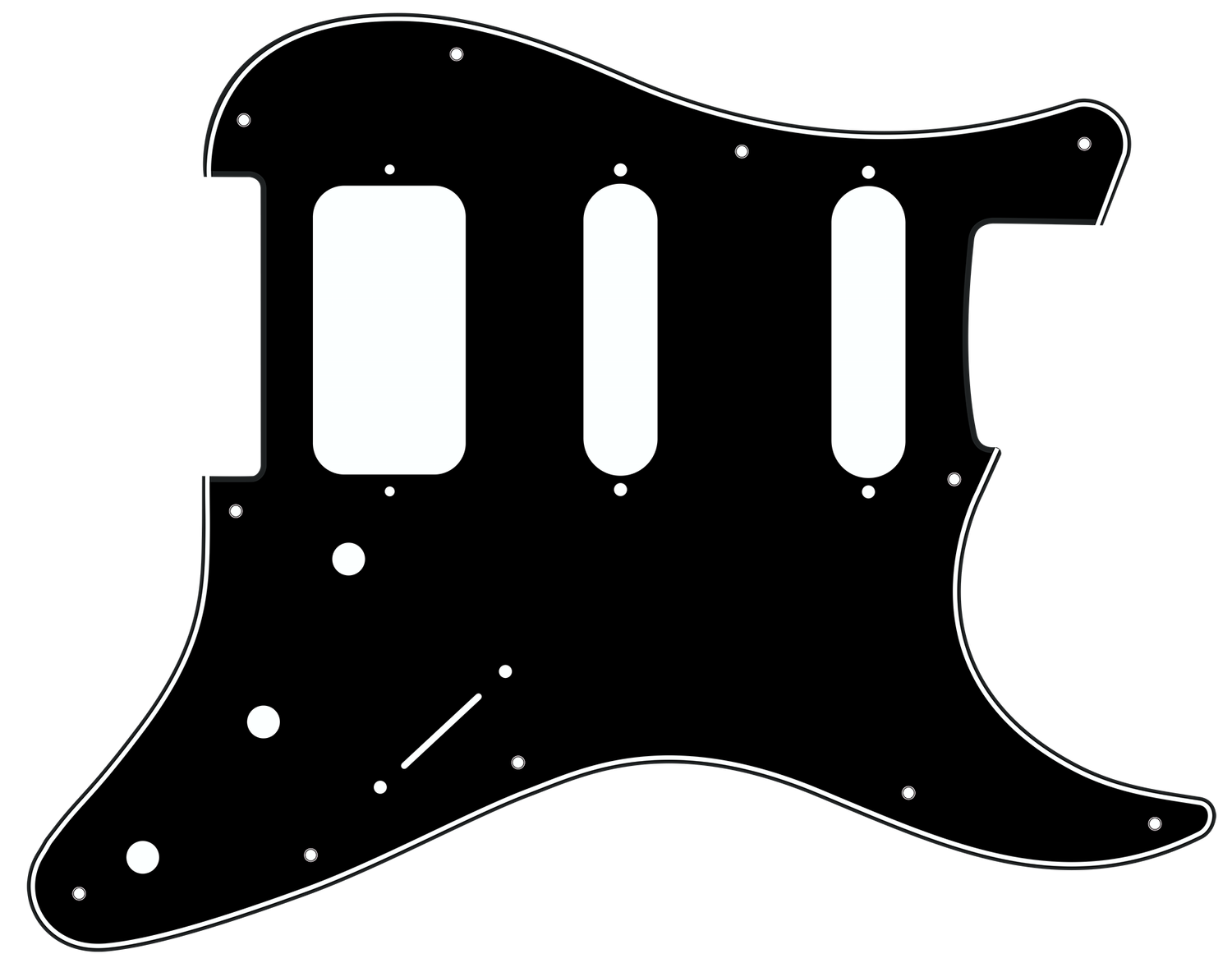Carvin® Bolt Style Pickguard Carvin® Bolt Style Pickguard