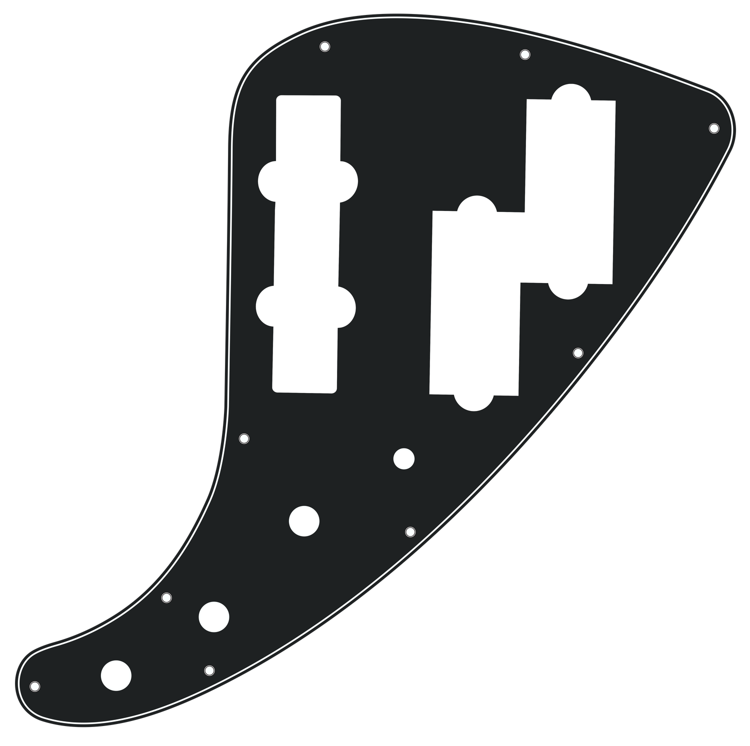 Fender® JP-90 Jazz Bass® USA Style Pickguard Fender® JP-90 Jazz Bass® USA Style Pickguard