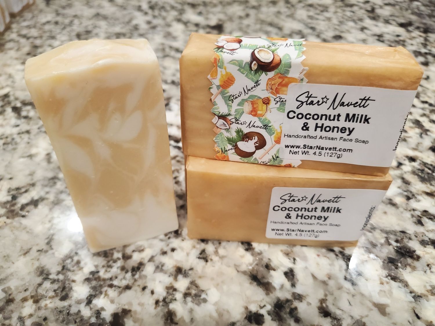 Coconut milk and Honey Face Soap