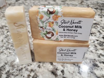 Coconut milk and Honey Face Soap