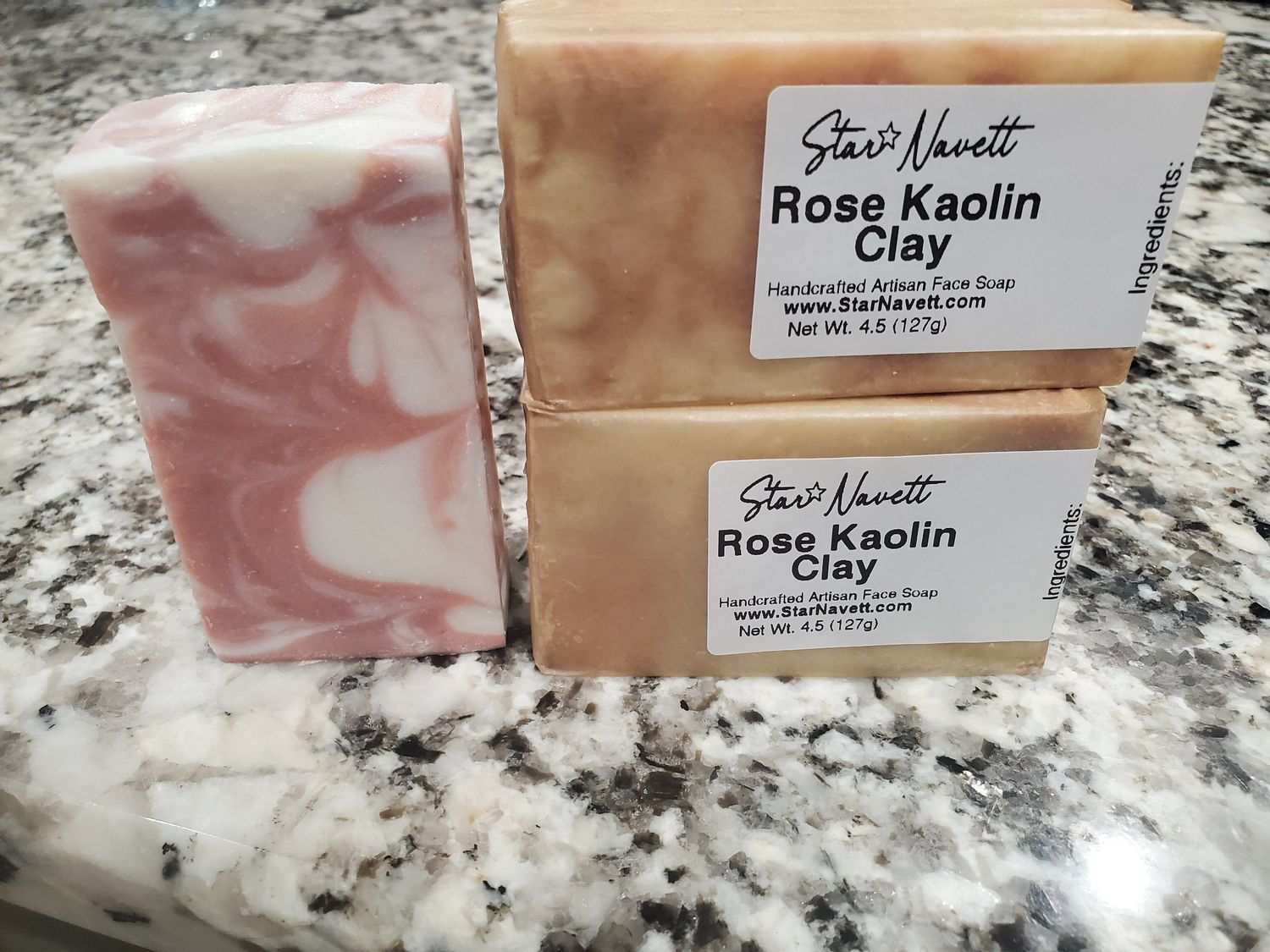 Rose Kaolin Clay Face Soap