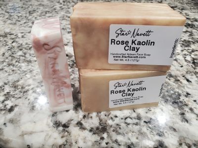 Rose Kaolin Clay Face Soap
