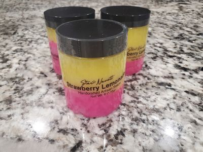 Strawberry Lemonade Sugar Scrubs