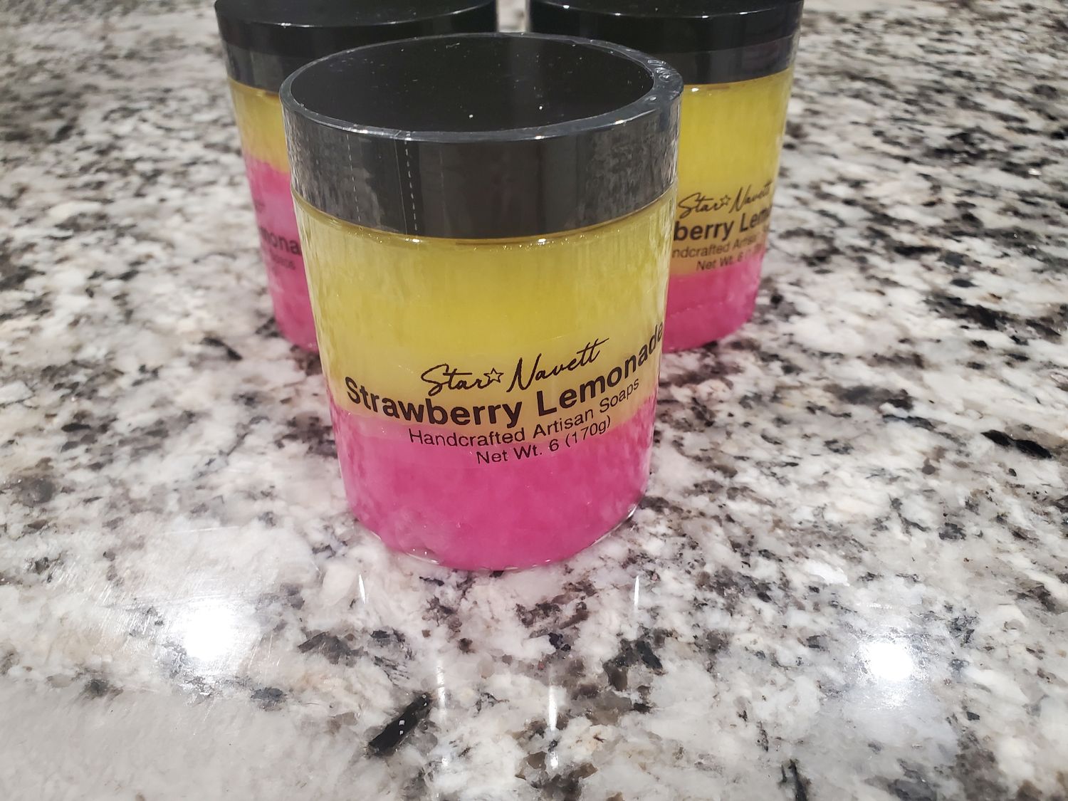 Strawberry Lemonade Sugar Scrubs