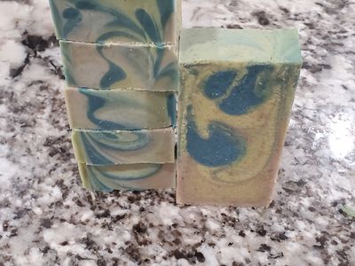 Lemon mint Scruby Soap