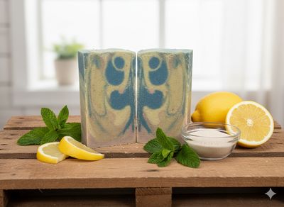 Lemon mint Scruby Soap