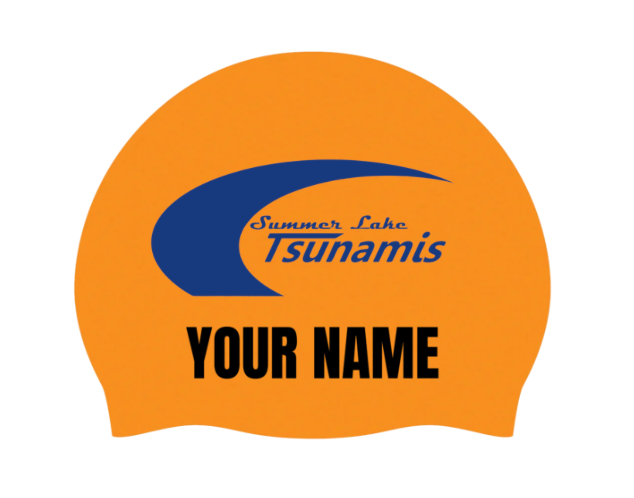 2 x Summer Lake Tsunamis Personalized Silicone Cap 2 x Summer Lake Tsunamis Personalized Silicone Cap