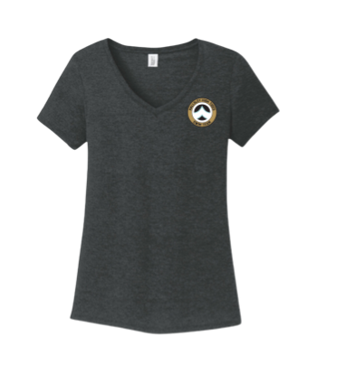 Hallsley High Tides Custom Team Ladies V-Neck Tee - Black or White - Adult
