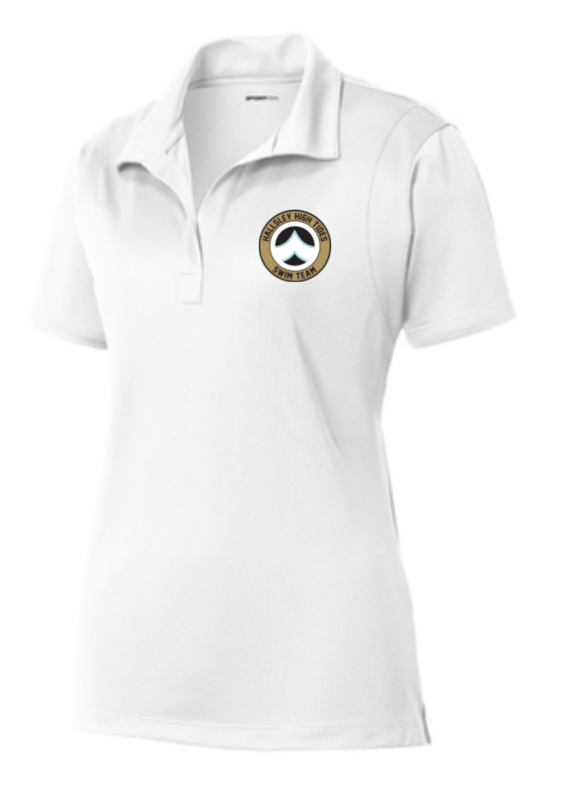 Hallsley High Tides Custom Embroidered Ladies Moisture Wick Polo