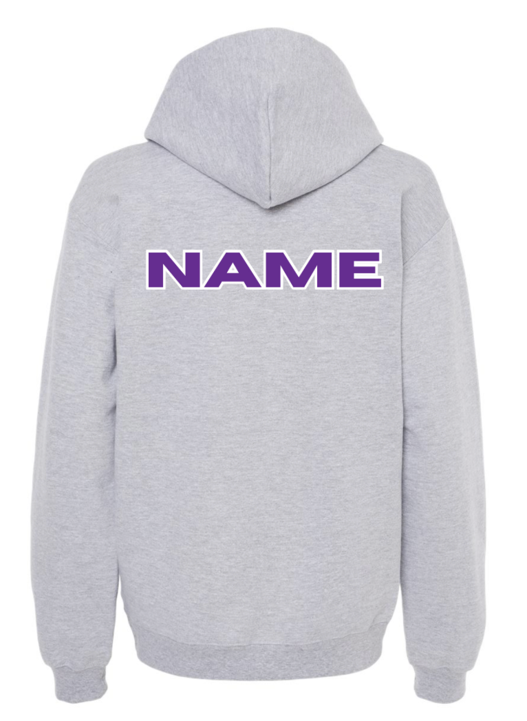The Highlands Custom Hoodie Sweatshirt - Sport Grey - Youth - With Optional Personalization