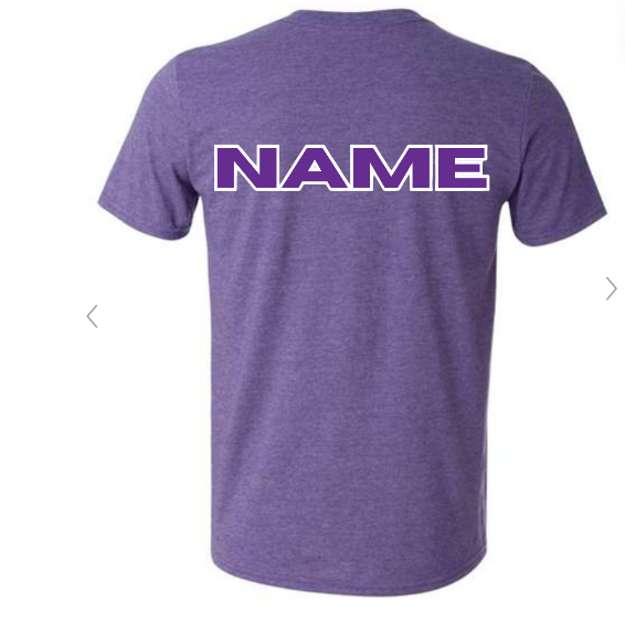 The Highlands Custom T-Shirt - Heather Purple, Black, Charcoal or Sport Grey - Adult - Optional Personalization