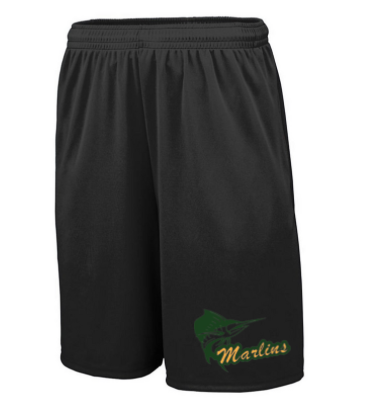Foxcreek Marlins Custom Team Mens & Boys Shorts with Embroidered Logo