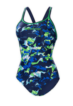Stonehenge Sharks Female XtraSleek Implode DBX Back Suit with Embroidered Logo