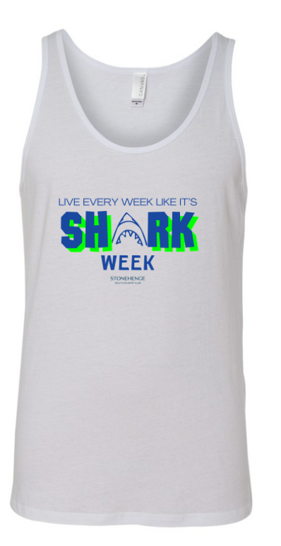 Stonehenge Sharks Shark Week Unisex Jersey Tank Top