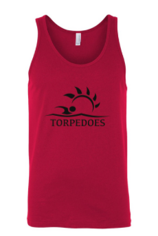 Bayhill Pointe Torpedoes Team Unisex Jersey Tank Top - Red or White