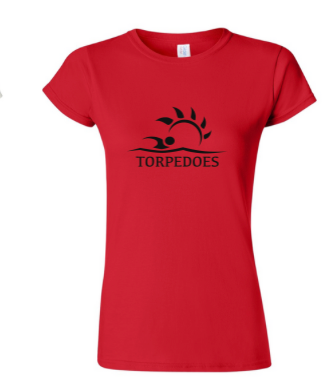 Bayhill Pointe Torpedoes Ladies T-Shirt - Red or White