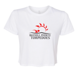 Bayhill Pointe Torpedoes Custom Ladies Flowy Crop Tee
