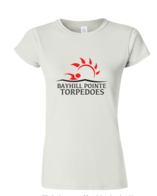 Bayhill Pointe Torpedoes Ladies T-Shirt - Red or White