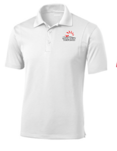 Bayhill Pointe Torpedoes Custom Team Embroidered Mens Moisture Wick Polo - Red or White