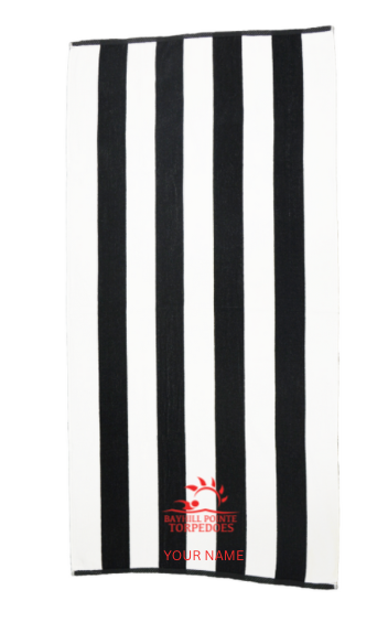 Bayhill Pointe Torpedoes Custom Emboidered Team Towel