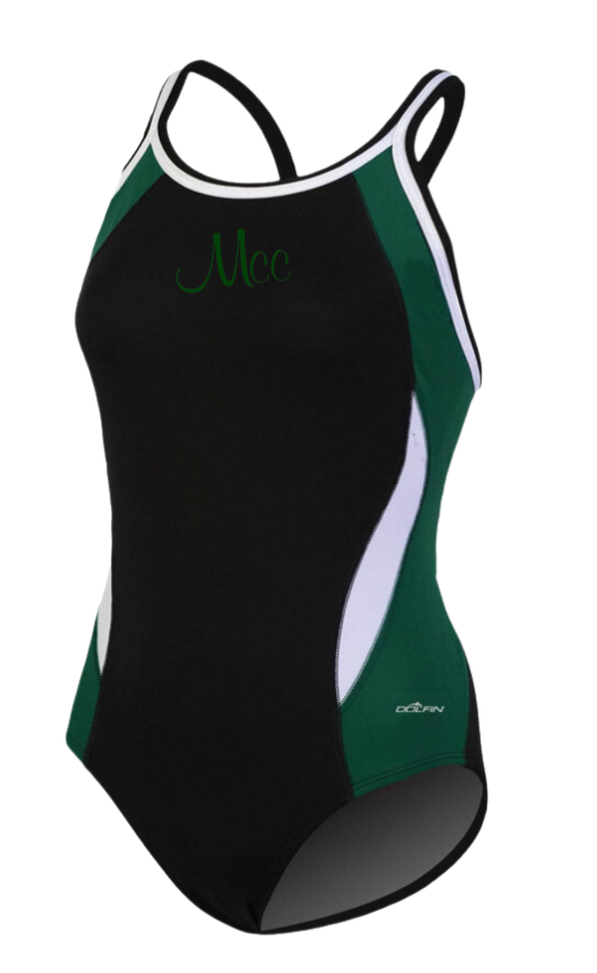 Meadowbrook Piranhas  Female Reliance DBX Back Suit with Logo