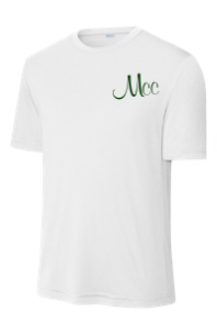 Meadowbrook MCC Piranhas MENS Moisture Wick Tee - Forest Green or White