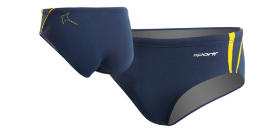 Harpers Mill Manta Rays HydroLast Splice Male Brief with Logo