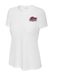 Charter Colony Crimson Crocs Ladies Moisture Wick Tee