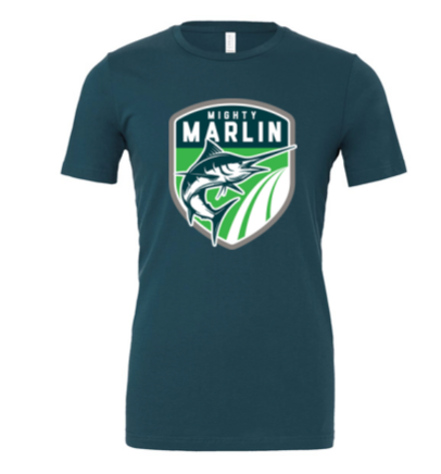 Smoketree Mighty Marlin Team T-Shirt - Deep Teal - Adult