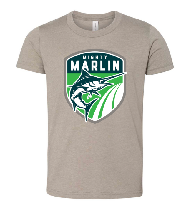 ​Smoketree Mighty Marlin Team T-Shirt - Heather Stone - Youth & Adult