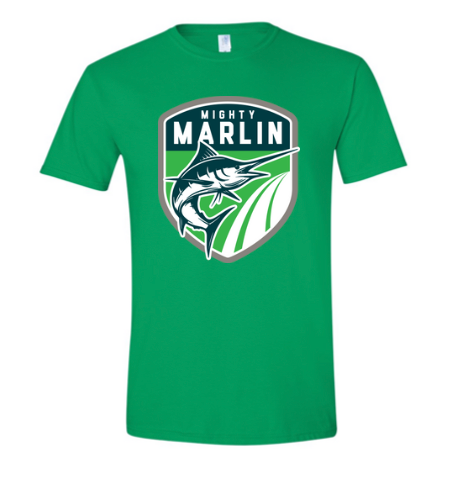 Smoketree Mighty Marlin Team T-Shirt- Green - Youth & Adult