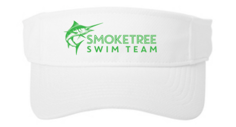 Smoketree Mighty Marlin Custom Embroidered Visor - White