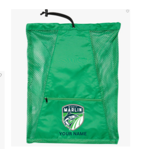 Smoketree Mighty Marlin Custom Embroidered Mesh Backpack - Green