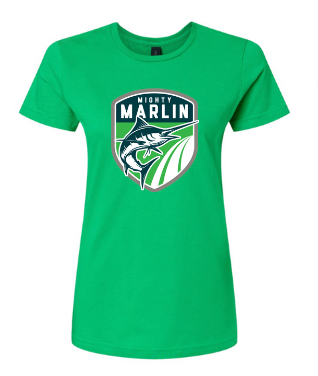 Smoketree Mighty Marlin Ladies T-Shirt - Green