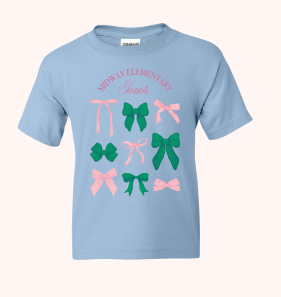 Midway Elementary Southern Bows T-Shirt Midway Elementary Southern Bows T-Shirt