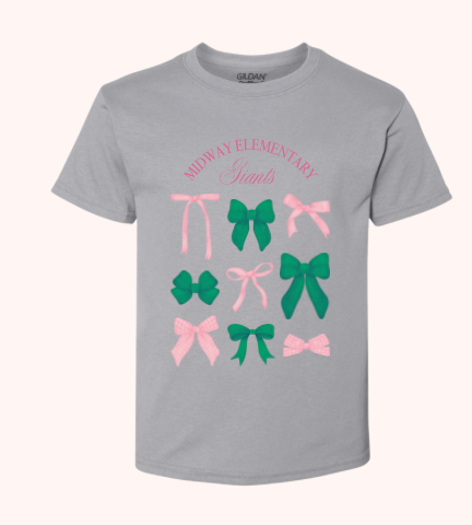 Midway Elementary Southern Bows T-Shirt