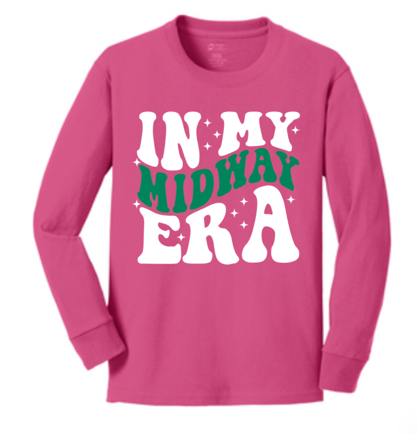 Midway Elementary "IN MY MIDWAY ERA" Long Sleeve T-Shirt