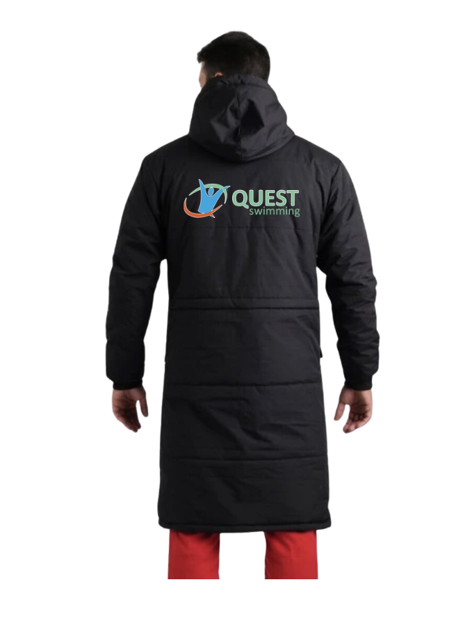 Quest Swimming Arena Team Parka with Embroidered Logo