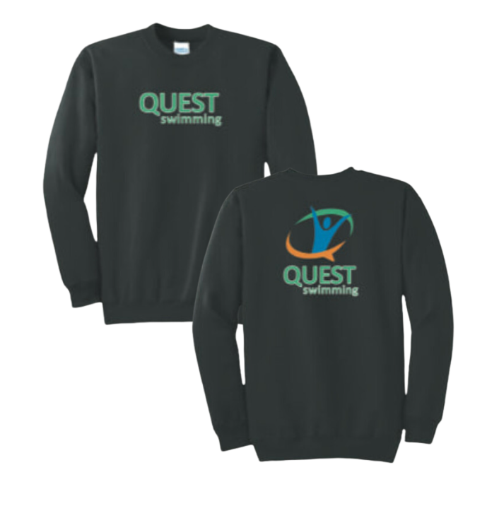 Quest Swimming Team Crew Sweatshirt