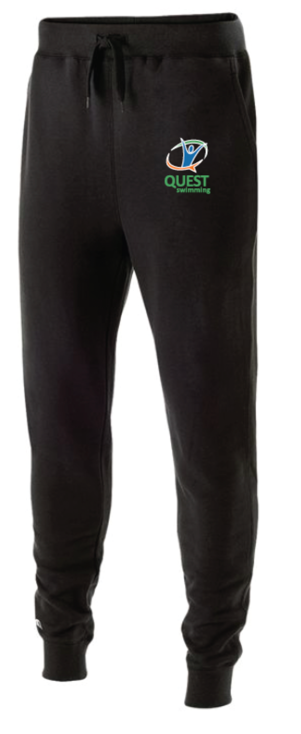 Quest Swimming Embroidered Ladies Holloway Fleece Jogger Sweatpants