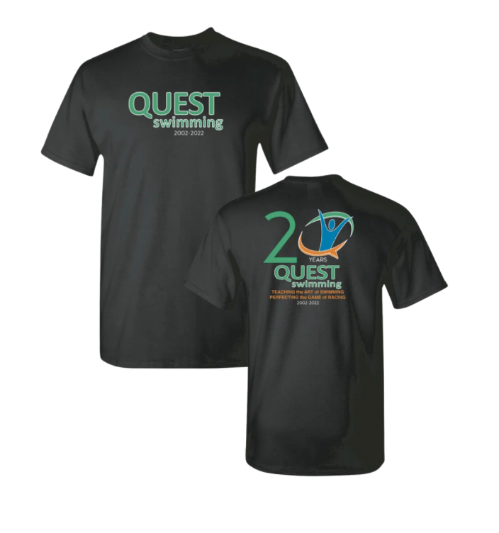 Quest Swimming Limited Edition 20 Year Anniversary Team T-Shirt