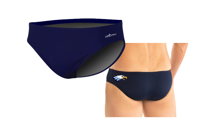 LC Bird Skyhawks Swimming Male Racer Brief with Logo