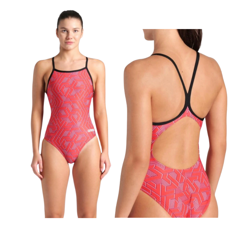 Matoaca Warriors Arena Thin Strap Suit - Lightdrop Back - Escape
