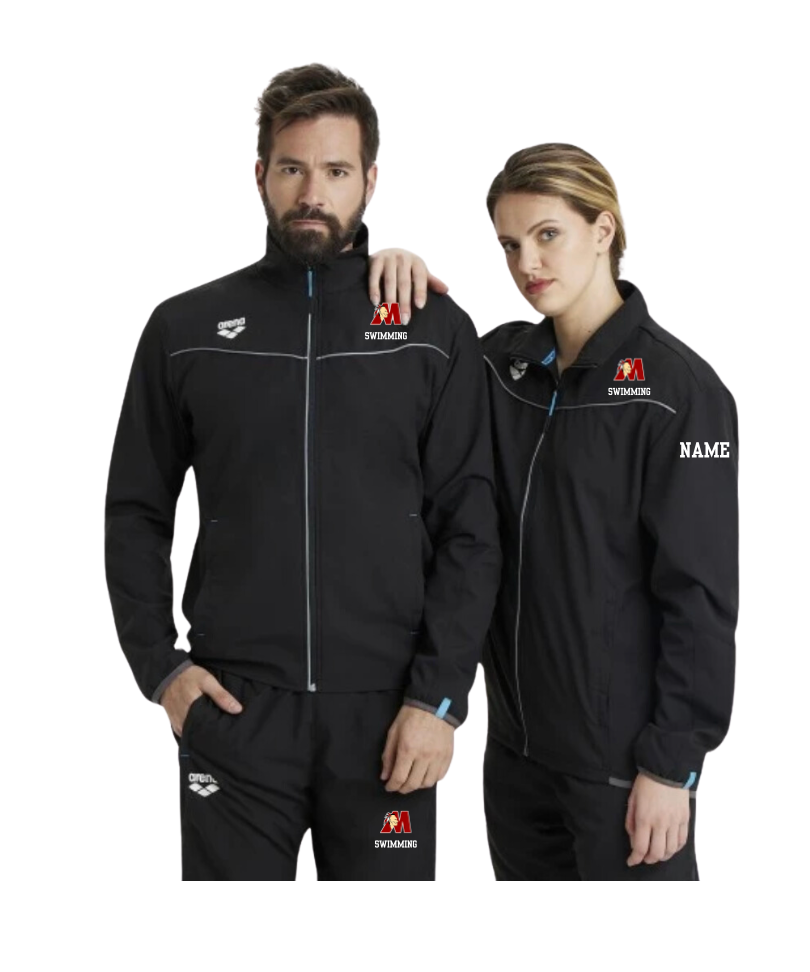 Matoaca Warriors Arena Team Warm Up Jacket - Black